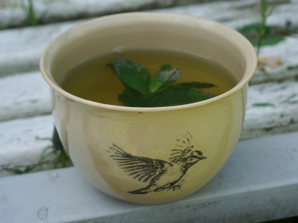 Keramiktasse "Rostock"